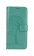 TopQ Realme 8 Book Green Tree Owls 63147 - Phone Case
