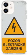 TopQ iPhone 12 silicone Attention electrical device 53353 - Phone Cover