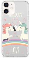 TopQ iPhone 12 silicone Unicorn Love 53352 - Phone Cover