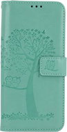 TopQ Samsung A32 booklet Green tree owls 63111 - Phone Case