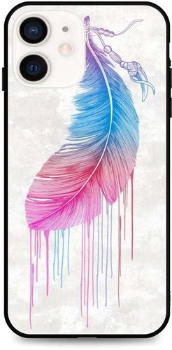 TopQ LUXURY iPhone 12 Hard Feather 52798 - Phone Cover - Main image