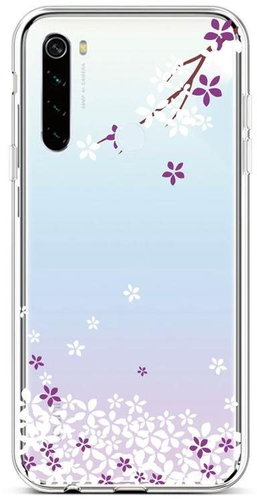 TopQ Xiaomi Redmi Note 8T silicone Sakura flowers 46497 - Phone Cover - Main image