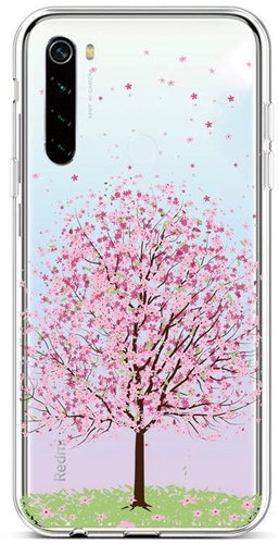 TopQ Xiaomi Redmi Note 8T silicone Blossom Tree 46466 - Phone Cover - Main image