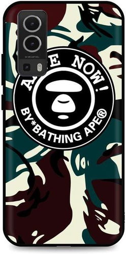 TopQ Vivo Y52 5G 3D silicone Army 63852 - Phone Cover - Main image