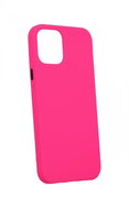 TopQ Solid iPhone 12 Pro silicone deep pink 62971 - Phone Cover