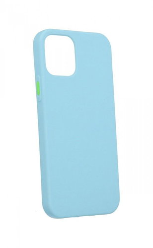 TopQ Solid iPhone 12 silicone light blue 62966 - Phone Cover - Main image