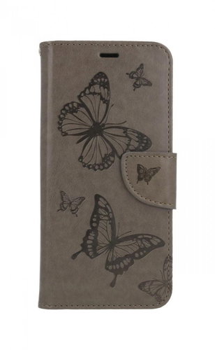 TopQ Realme 7 book Butterfly grey 62596 - Phone Case - Main image