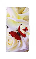 TopQ Xiaomi Redmi 9 booklet Red butterfly 63680 - Phone Case