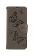 TopQ Xiaomi Poco X3 booklet Butterfly grey 62665 - Phone Case