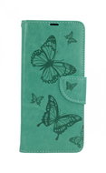 TopQ Xiaomi Poco X3 booklet Butterfly green 62660 - Phone Case