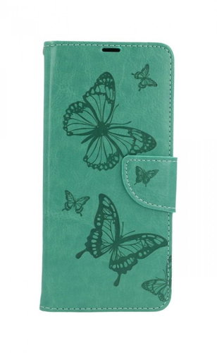TopQ Xiaomi Poco X3 booklet Butterfly green 62660 - Phone Case - Main image