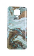 TopQ Xiaomi Redmi Note 9 Pro silicone Marble Glitter mint 57300 - Phone Cover
