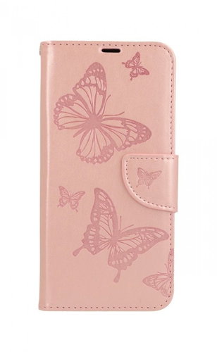 TopQ Samsung A52 knížkové Butterfly růžové světlé 62469 - Pouzdro na mobil - Hlavní obrázek