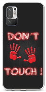 TopQ Xiaomi Redmi Note 10 5G silicone Don´t Touch Red 63948 - Phone Cover