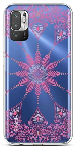 TopQ Xiaomi Redmi Note 10 5G silicone Pink Mandala 63943 - Phone Cover - Main image