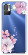 TopQ Xiaomi Redmi Note 10 5G silicone Violet Blossom 63942 - Phone Cover