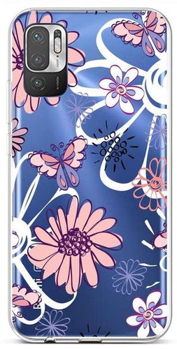 TopQ Xiaomi Redmi Note 10 5G silicone Flowers 63937 - Phone Cover - Main image