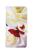 TopQ iPhone 11 booklet Red butterfly 63793 - Phone Case