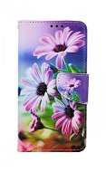 TopQ iPhone 11 booklet Purple flowers 63792 - Phone Case