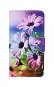 TopQ iPhone 11 knižkové Fialové kvety 63792 - Puzdro na mobil