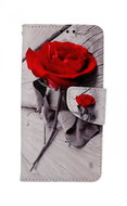 TopQ iPhone 11 booklet Red Rose 63791 - Phone Case