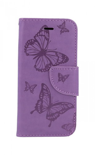 TopQ iPhone SE 2020 booklet Butterfly purple 62465 - Phone Case - Main image
