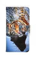TopQ iPhone 11 Book Brown Tiger 63731 - Phone Case
