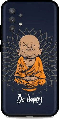 TopQ Samsung A32 5G silicone Be Happy 64184 - Phone Cover - Main image