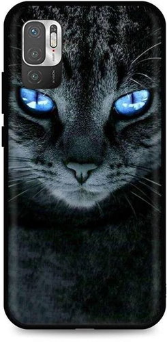 TopQ Xiaomi Redmi Note 10 5G silicone Dark Cat 64205 - Phone Cover - Main image