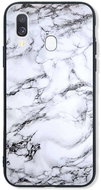 TopQ Samsung A40 silicone Marble White 63902 - Phone Cover