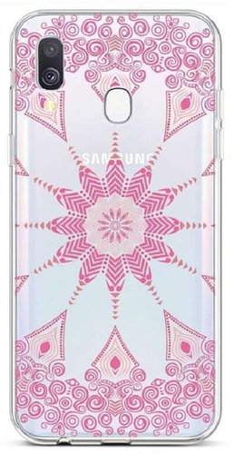 TopQ Samsung A40 silicone Pink Mandala 63899 - Phone Cover - Main image