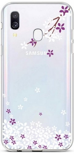 TopQ Samsung A40 silicone Sakura blossoms 63898 - Phone Cover - Main image