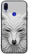 TopQ Xiaomi Redmi Note 7 silicone White Wolf 63894 - Phone Cover