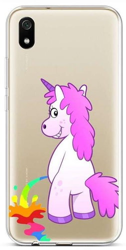 TopQ Xiaomi Redmi 7A silicone Rude Unicorn 63873 - Phone Cover - Main image
