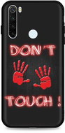TopQ Xiaomi Redmi Note 8T silicone Don't Touch Red 64286 - Phone Cover