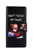 TopQ Xiaomi Redmi Note 9 book Don't Touch Bear 50606 - Phone Cover