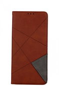 TopQ for Xiaomi Redmi Note 8T booklet Geometric brown 48451 - Phone Case