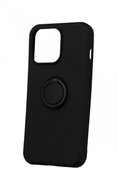 TopQ RING iPhone 13 Pro silicone black 64133 - Phone Cover
