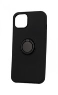 TopQ RING iPhone 13 silicone black 64131 - Phone Cover