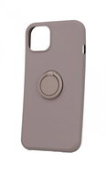 TopQ RING iPhone 13 silicone beige 64130 - Phone Cover