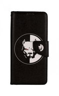 TopQ Xiaomi Redmi Note 9 Pro booklet Black and white pitbull 59997 - Phone Case