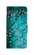 TopQ Vivo Y72 5G Book Blue with flowers 64424 - Phone Case