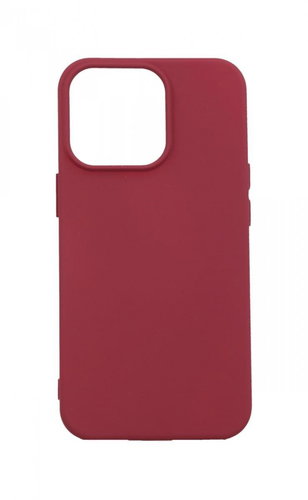 TopQ Basic iPhone 13 Pro silicone burgundy 64533 - Phone Cover - Main image