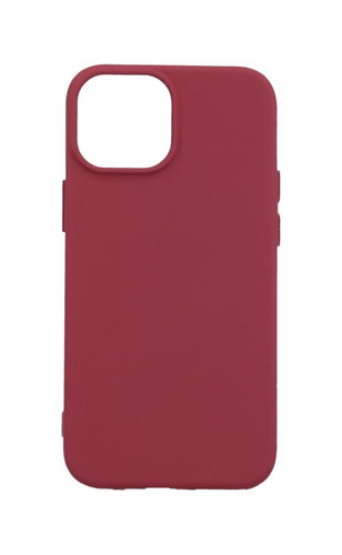 TopQ Basic iPhone 13 mini silicone burgundy 64530 - Phone Cover - Main image