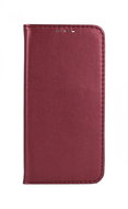 TopQ iPhone 13 mini Smart Magnetic booklet burgundy 64555 - Phone Case