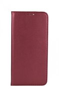 TopQ iPhone 13 Pro Max Smart Magnetic Bookcase Burgundy 64548 - Phone Case