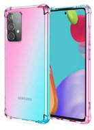 TopQ Samsung A52 Silicone Shock Rainbow Mint Pink 57486 - Phone Cover