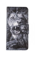 TopQ Realme C11 booklet Black and white lion 63819 - Phone Case