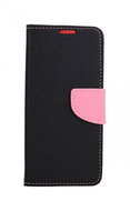 TopQ iPhone 12 book case black and pink 62918 - Phone Case