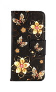 TopQ Realme 8 Book Golden Flowers 64132 - Phone Case